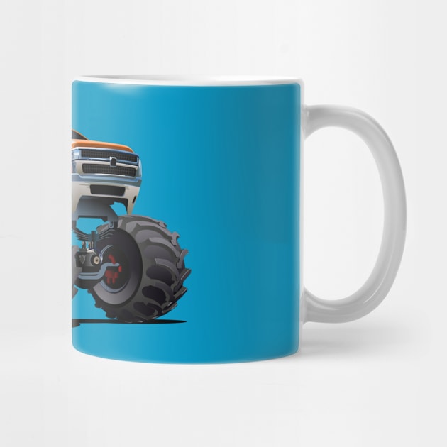 Cartoon monster truck by Mechanik